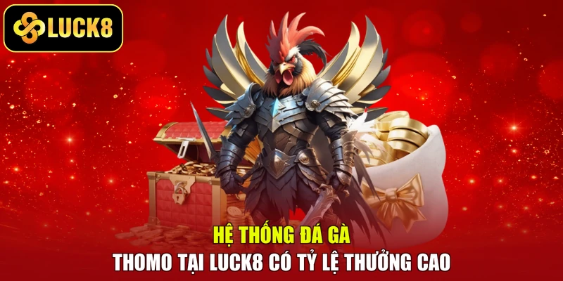Hệ thống đá gà Thomo tại LUCK8 có tỷ lệ thưởng cao