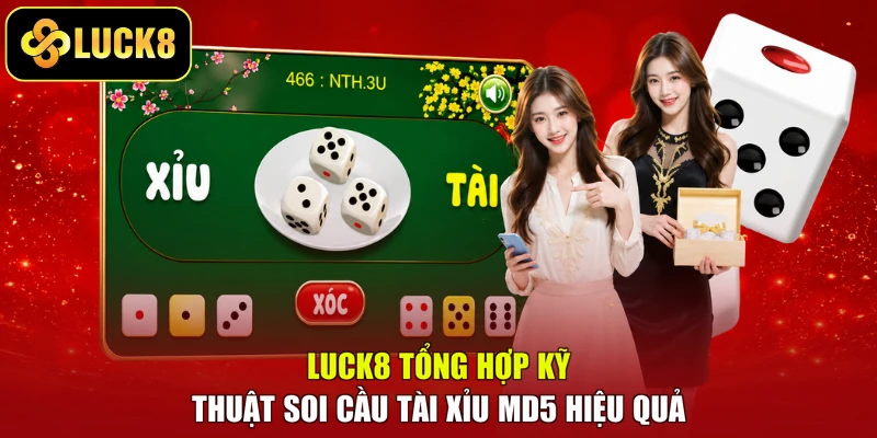 LUCK8 tổng hợp kỹ thuật soi cầu Tài Xỉu MD5 hiệu quả