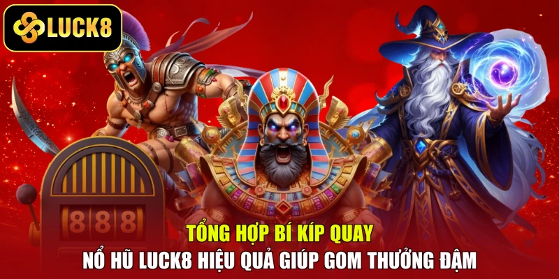 Tổng hợp bí kíp quay nổ hũ Luck8 hiệu quả giúp gom thưởng đậm